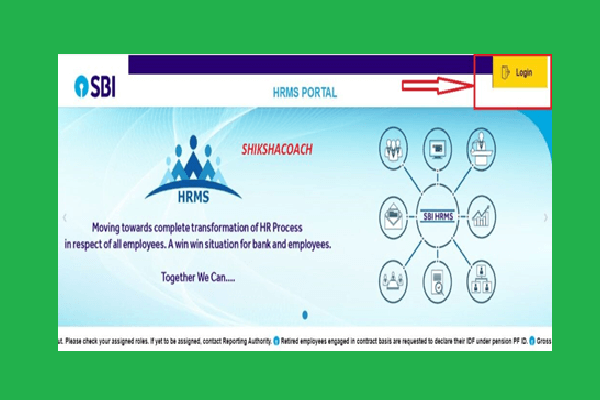 SBI HRMS Login Portal